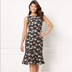 NWT Eva Mendes Flower Mermaid Dress